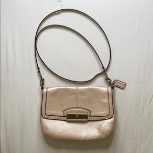 Champagne Coach Crossbody